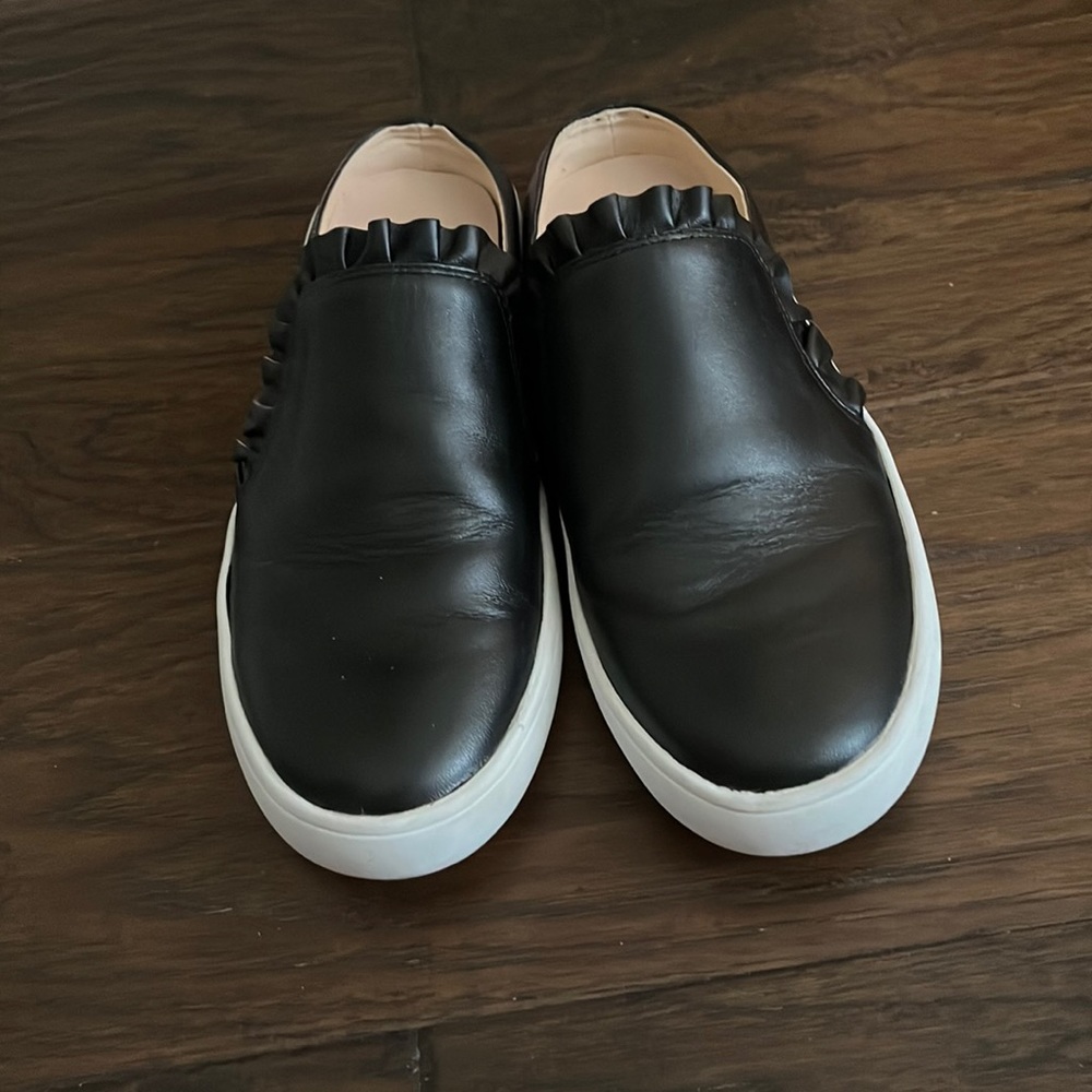 Kate Spade Black Leather Shoes Size 8